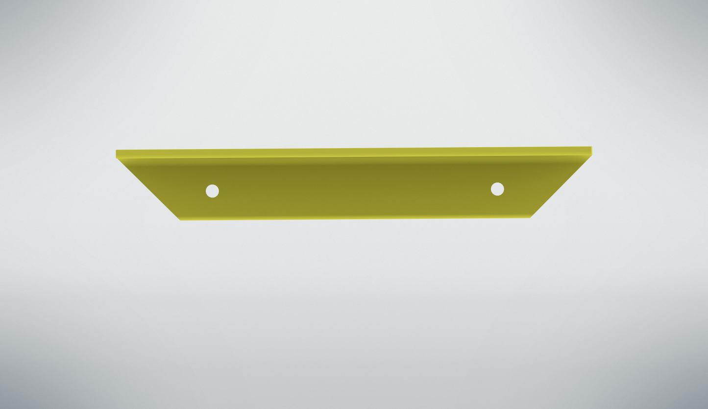 Winkel-Anfahrschutz 150/75/9 x 500 mm (HxL) Zinkgrundiert / Pulverbeschichtet RAL 1018