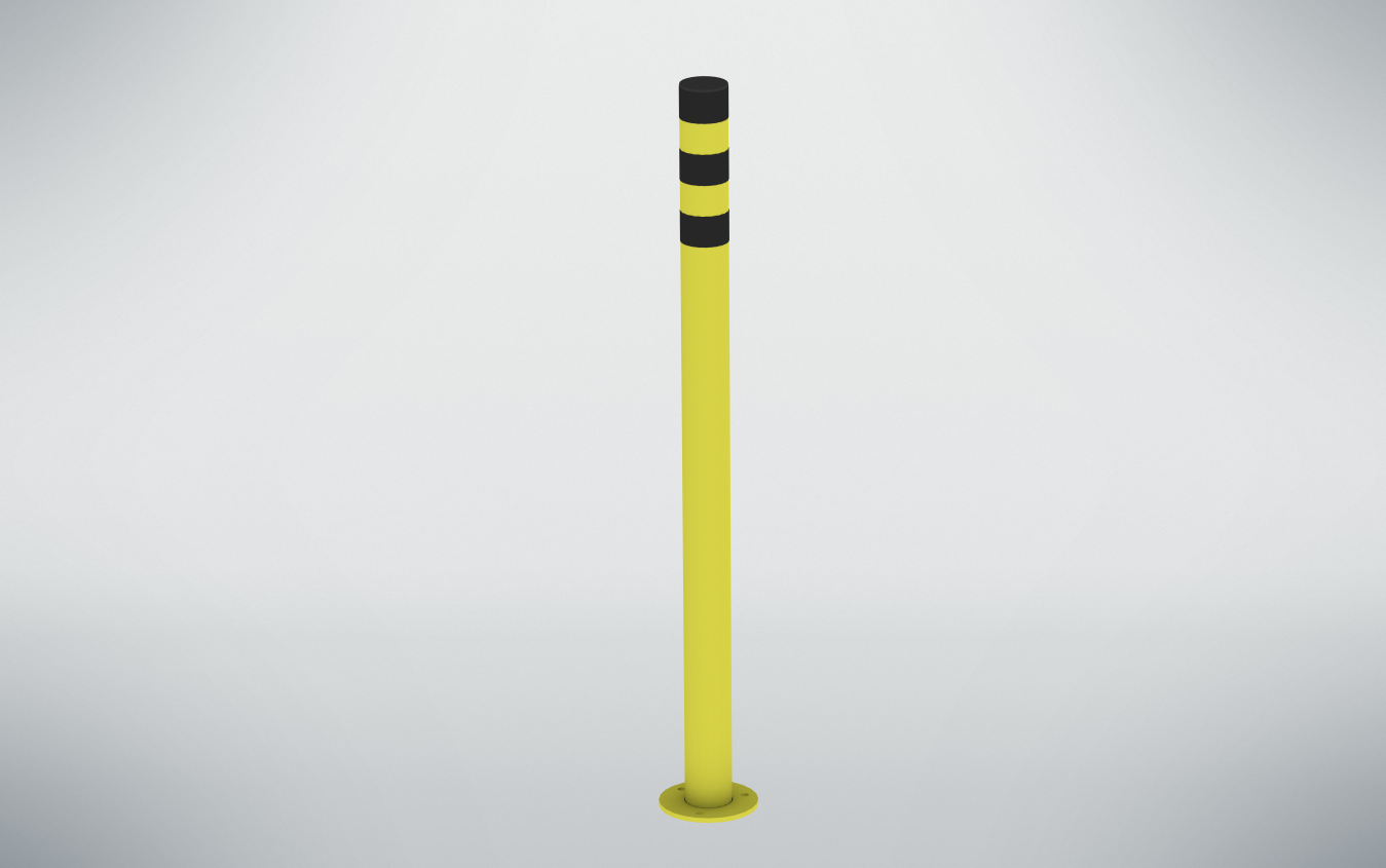 Rammschutz-Poller Ø 76 x 1200 mm