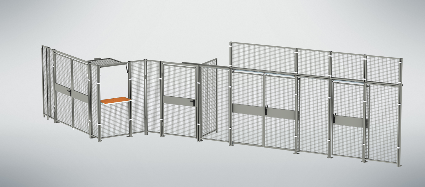 Trennwandsystem 9200 – Wandelemente - Flexible und Maßgeschneiderte Lösungen für Ihren Betrieb