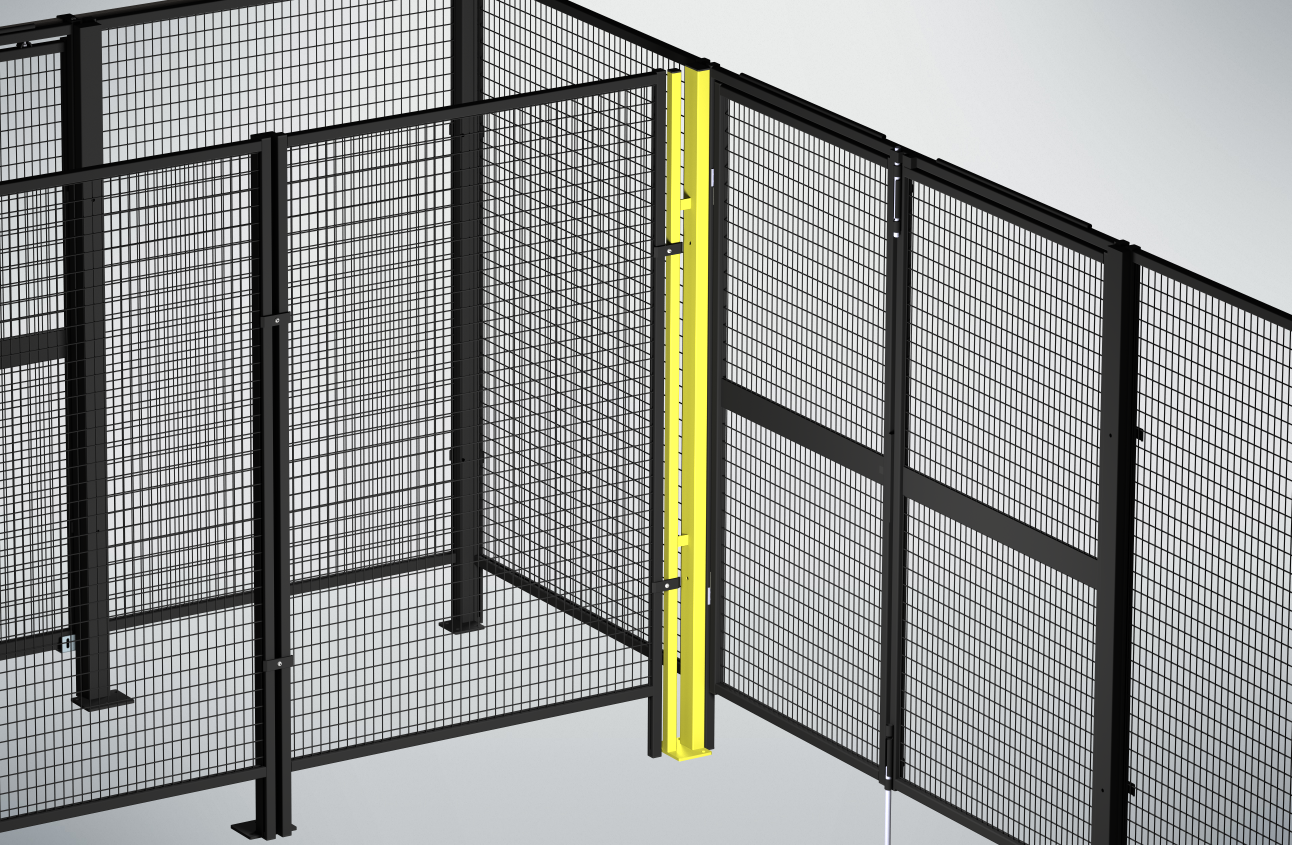 Maschinenschutz 9900 – Pfosten - Maximale Sicherheit und Flexibilität für Ihren Arbeitsplatz
