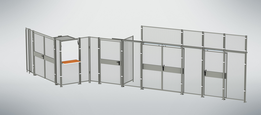 Trennwandsystem 9200 – Pfosten - Flexible und Maßgeschneiderte Lösungen für Ihren Betrieb